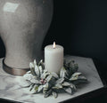 Luxe Collection Natural Glow 3x6 LED White Wax Candle