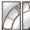 Brooklyn Black And Gold Wall Clock