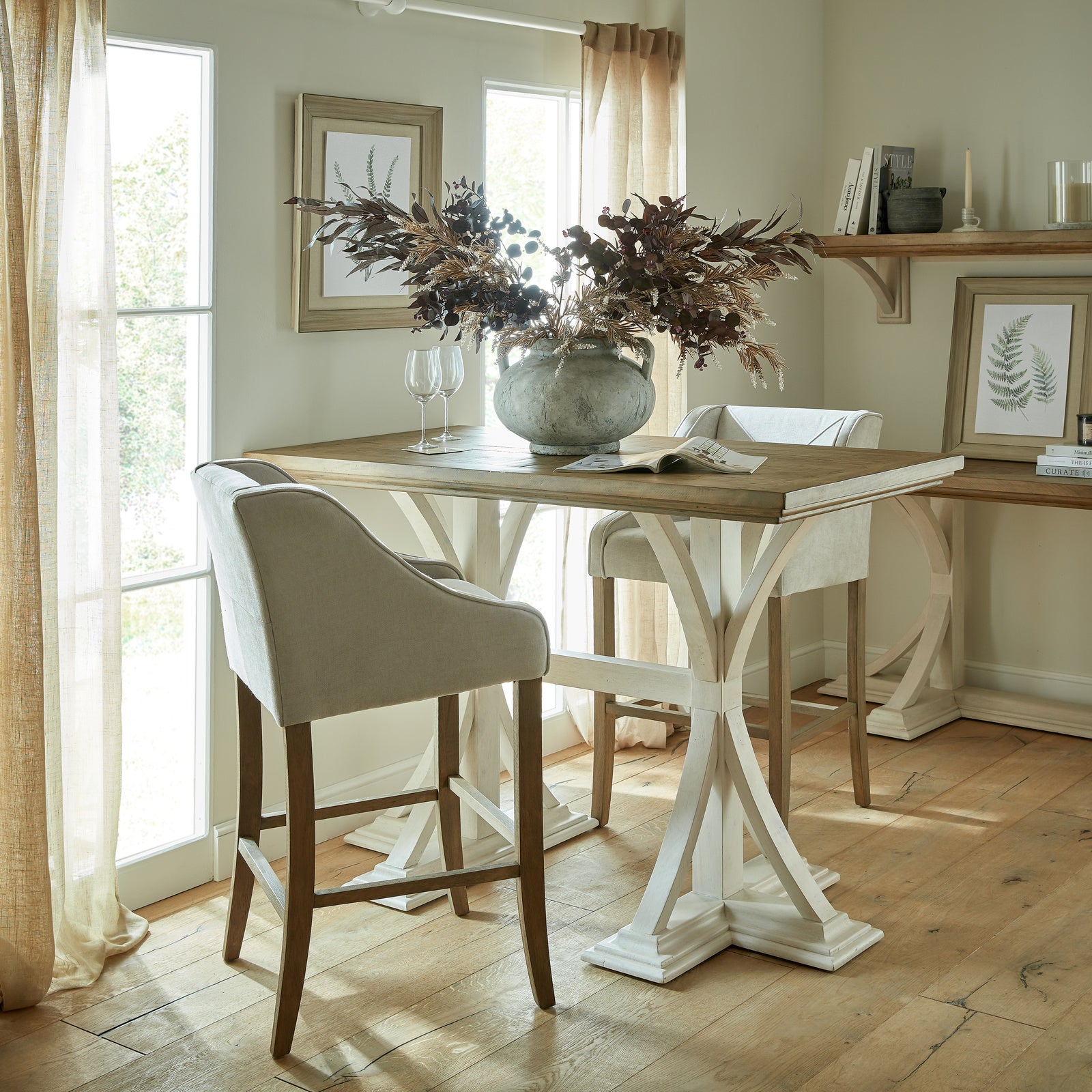 Epsom Grey Bar Stool
