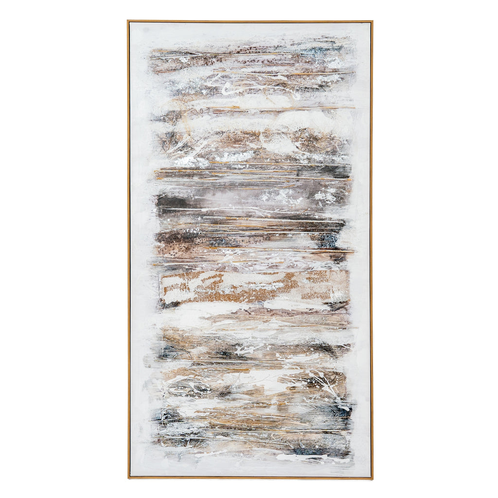 Ethereal Hand Painted Canvas In Frame