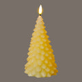 Luxe Collection Natural Glow Cream Tree LED Wax Candle