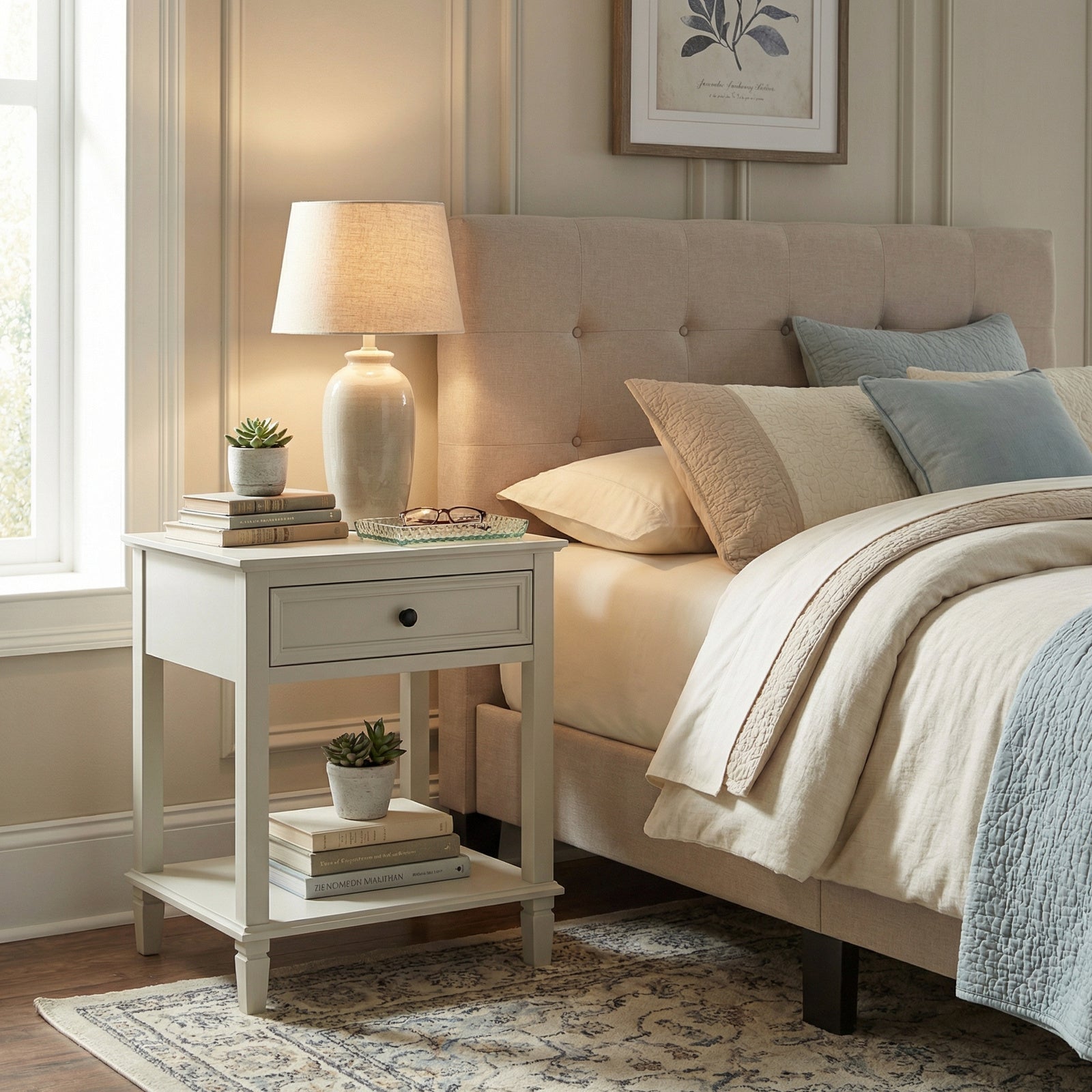Belmont Collection 1 Drawer Side Table