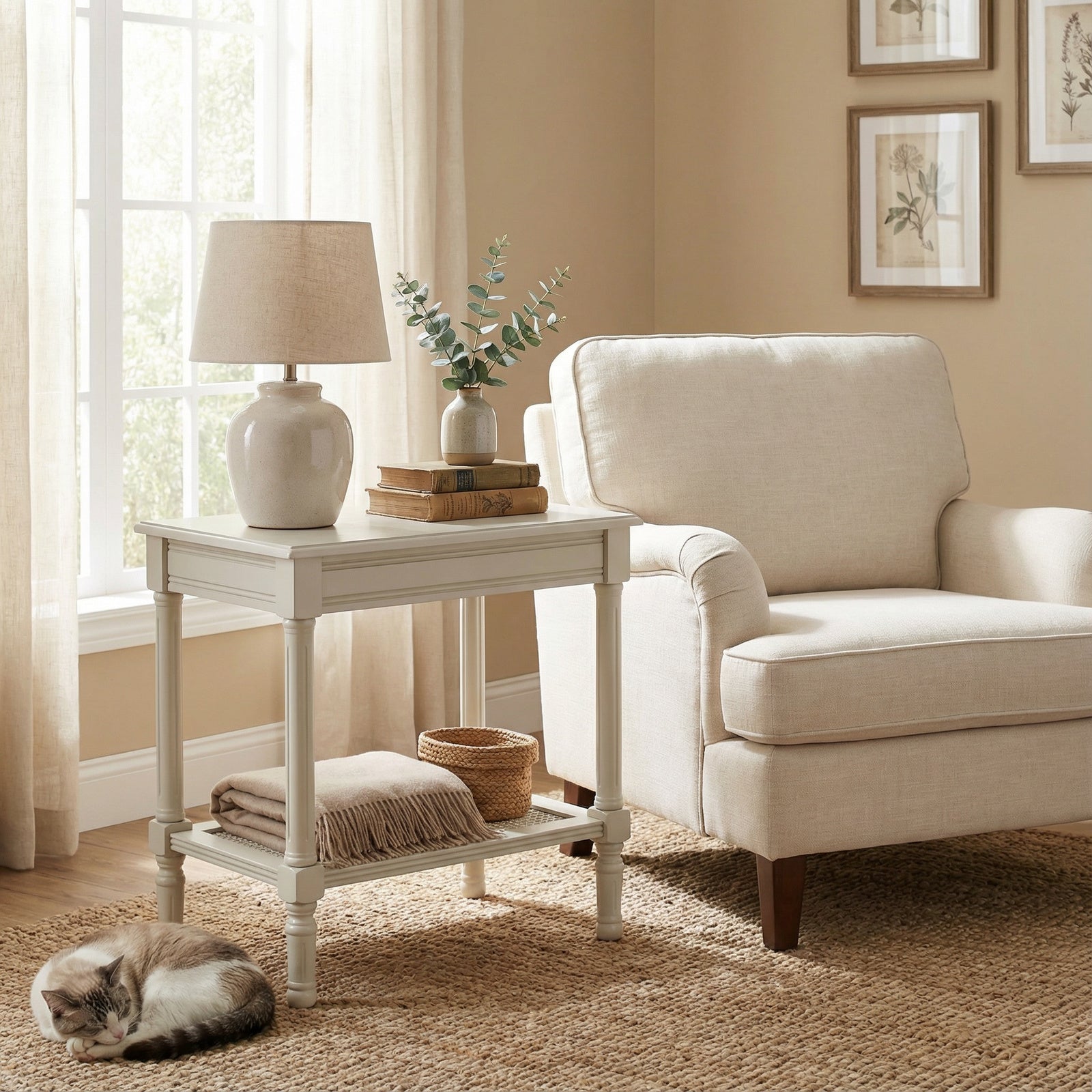 Belmont Rattan Collection Table