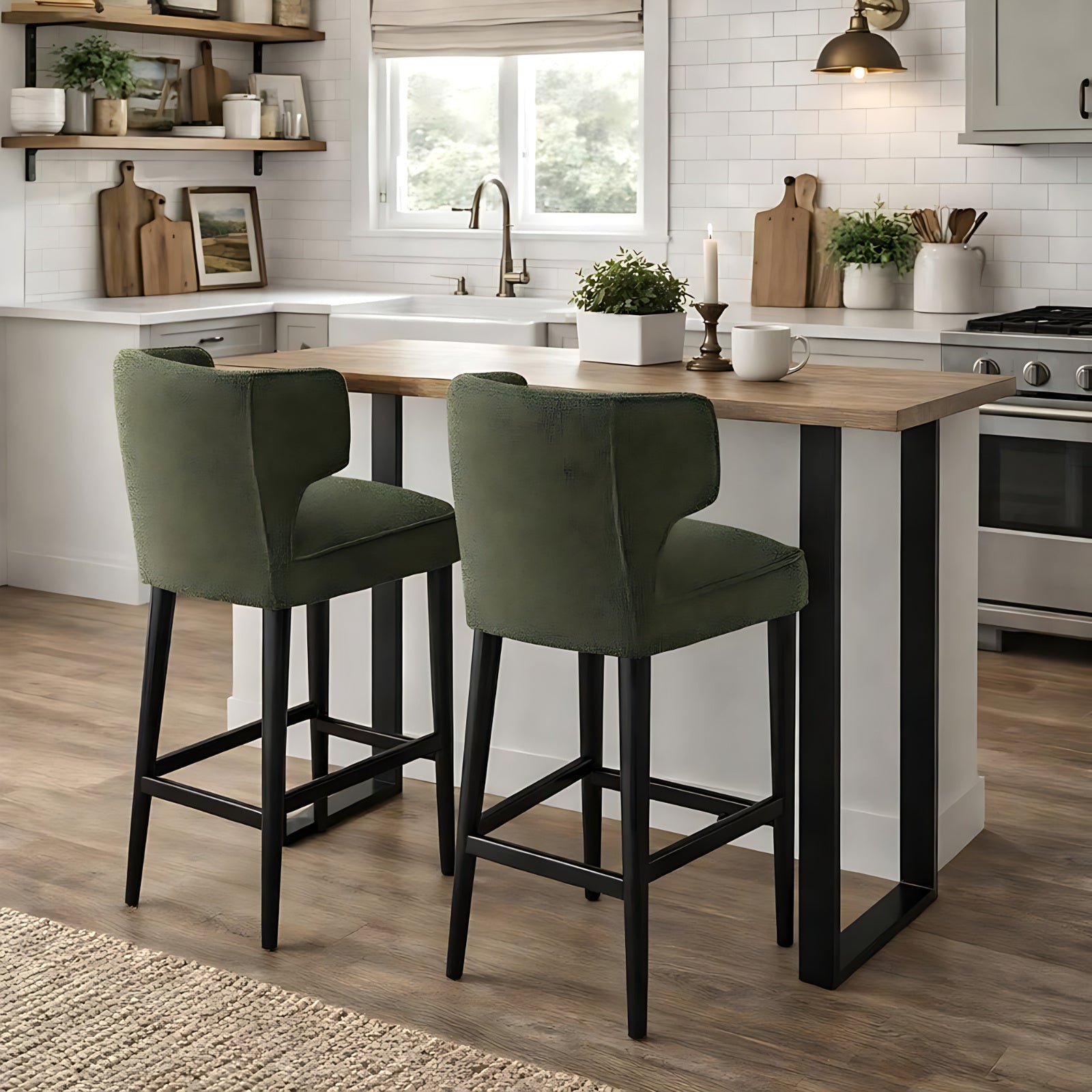 Avia Moss Barstool