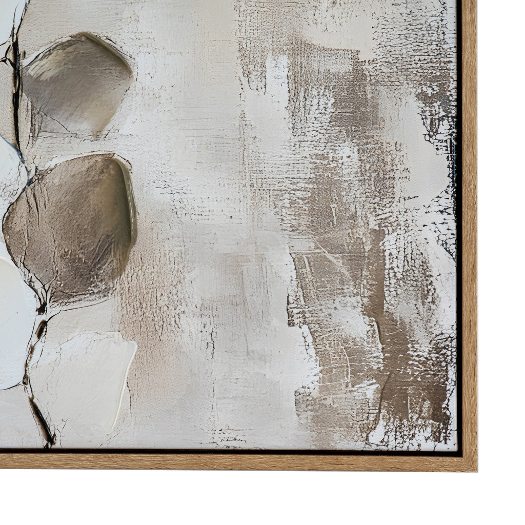 Mistora Hand Painted Canvas In Frame