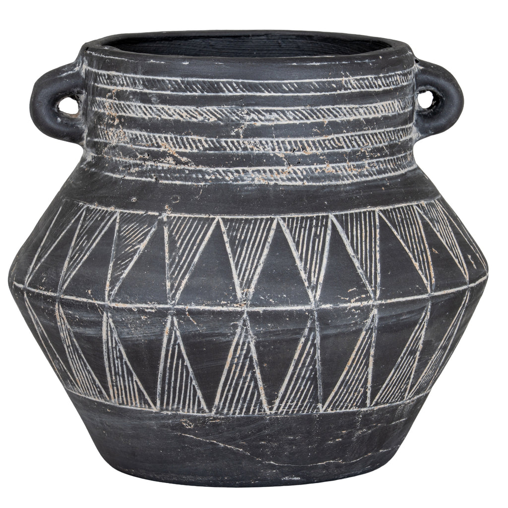 Etched Collection Tall Pot With Handle