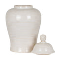 Neva Lidded Ceramic Ginger Jar