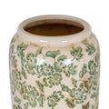 Large Green Clover Tall Olpe Vase